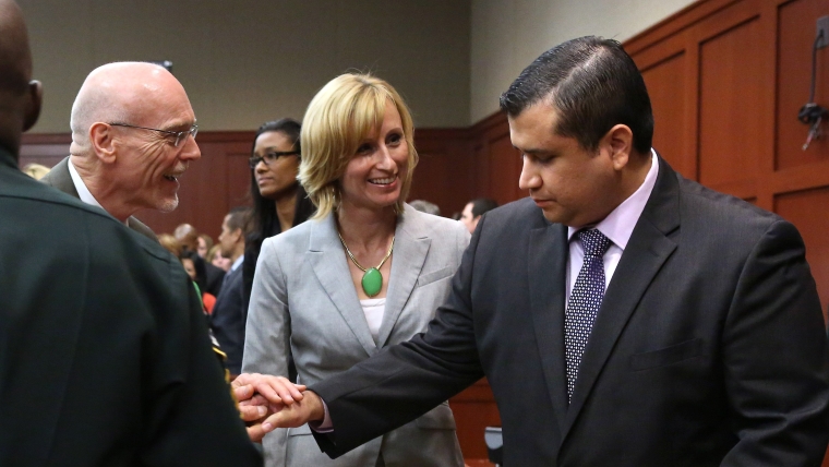 George Zimmerman a felmentő ítélet után 2013. július 13-án.