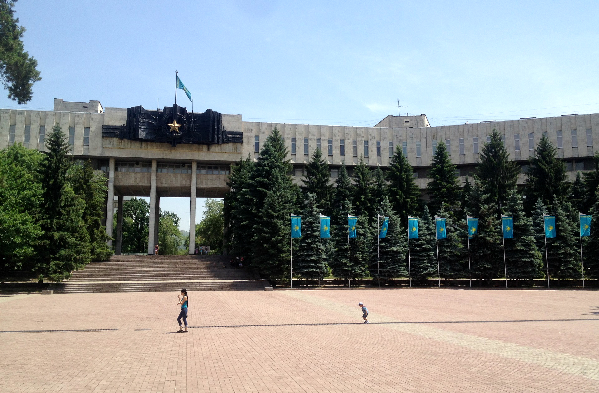 Szovjet emlékmű a Panfilov parkban