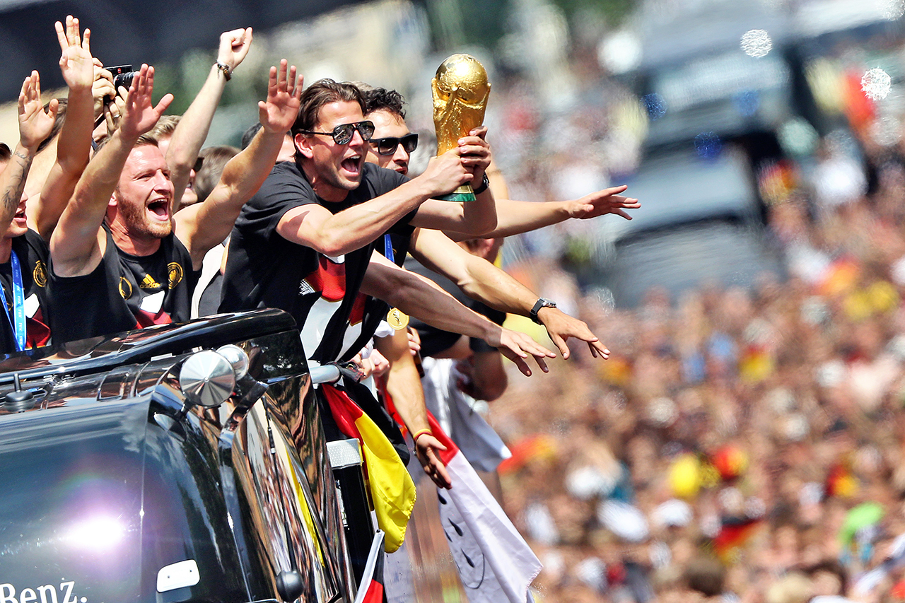 Szétünnepelte Berlint a világbajnok német csapat