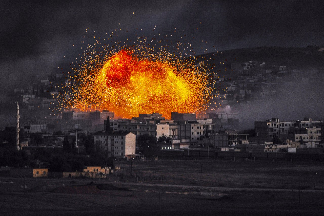 Elképesztő kép Kobaniból