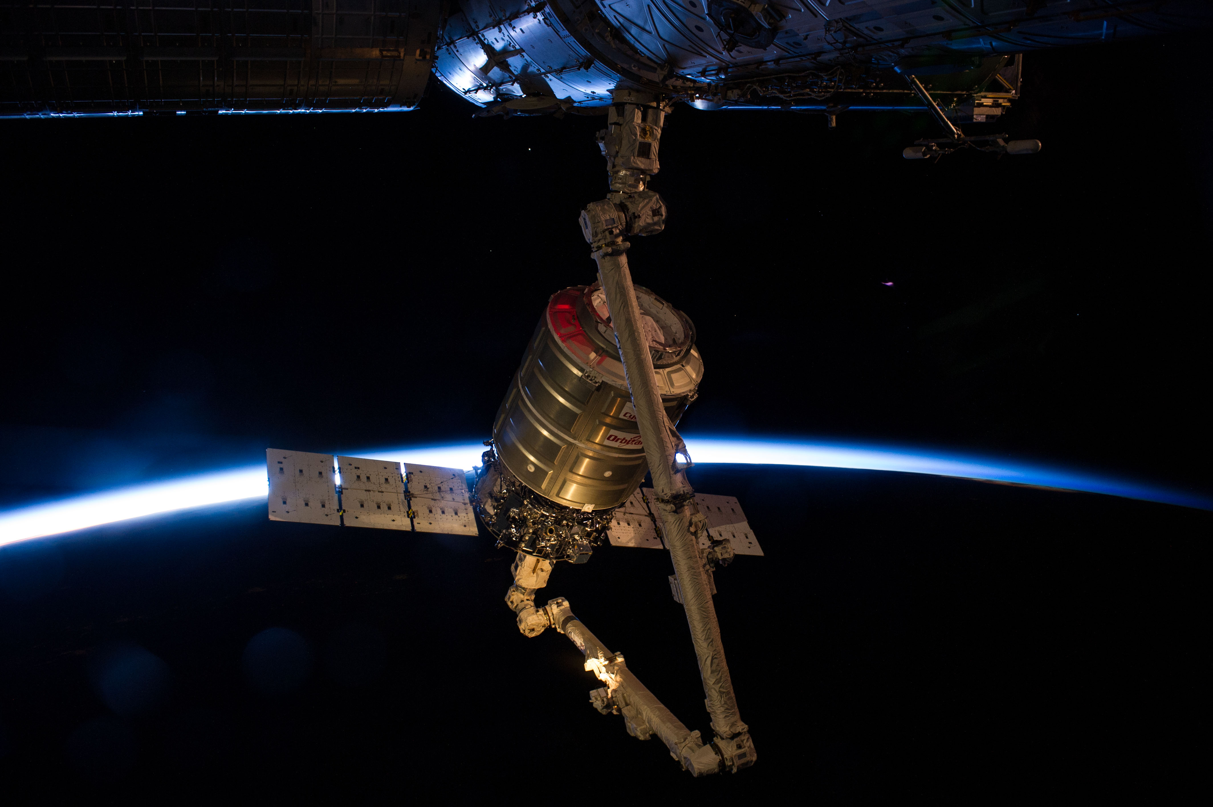 Megérkezett a Cygnus űrhajó az ISS-hez