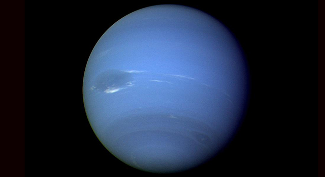 A Voyager 2 felvétele a Neptunuszról. Forrás: NASA/JPL