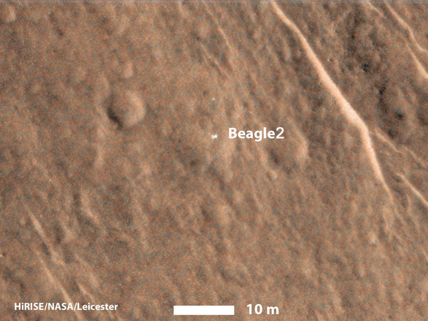 Megtalálták a Beagle-2 Mars szondát