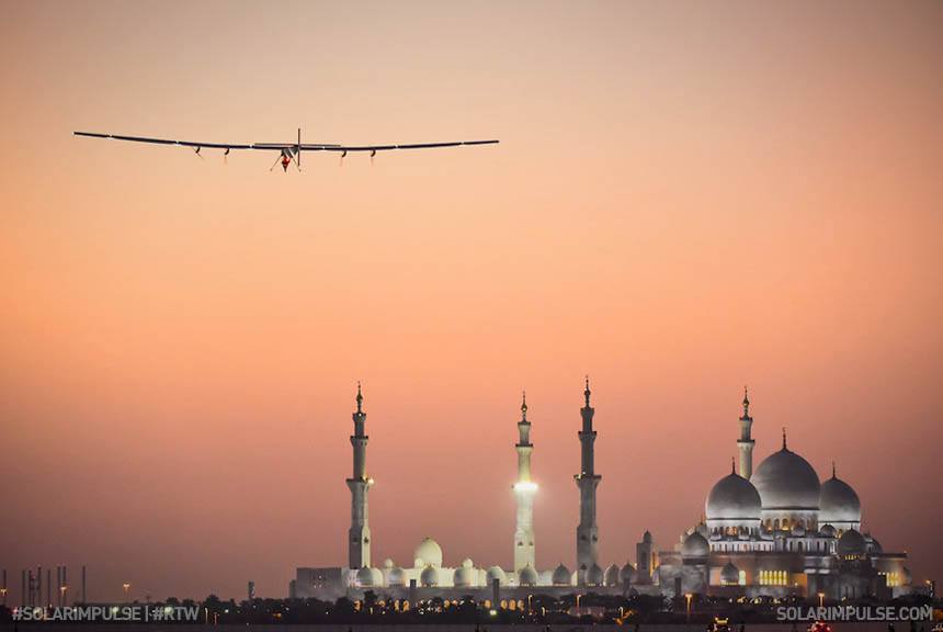 Elindult a napelemes repülő megkerülni a világot