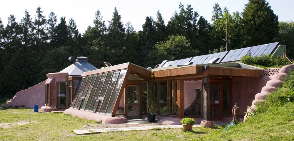 Egy EarthShip ház (Fotó: Wikipedia)