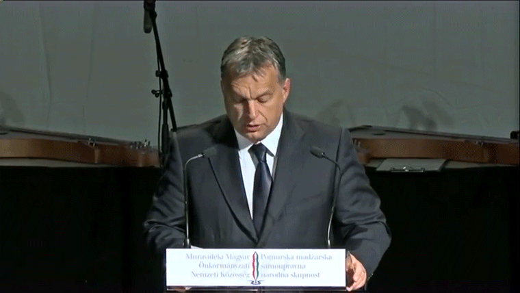 Orbán Viktor konteós beszédet tartott Szlovéniában