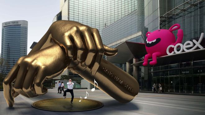 Gangnam Style-szobor épül Szöulban