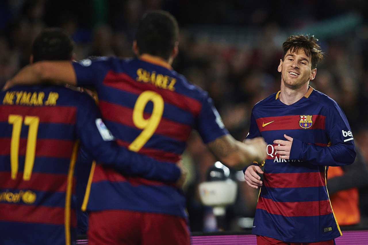 A Messi-Suarez-Neymar álomhármas több gólt lőtt idén a Barcelonában, mint bármelyik másik topcsapat összesen