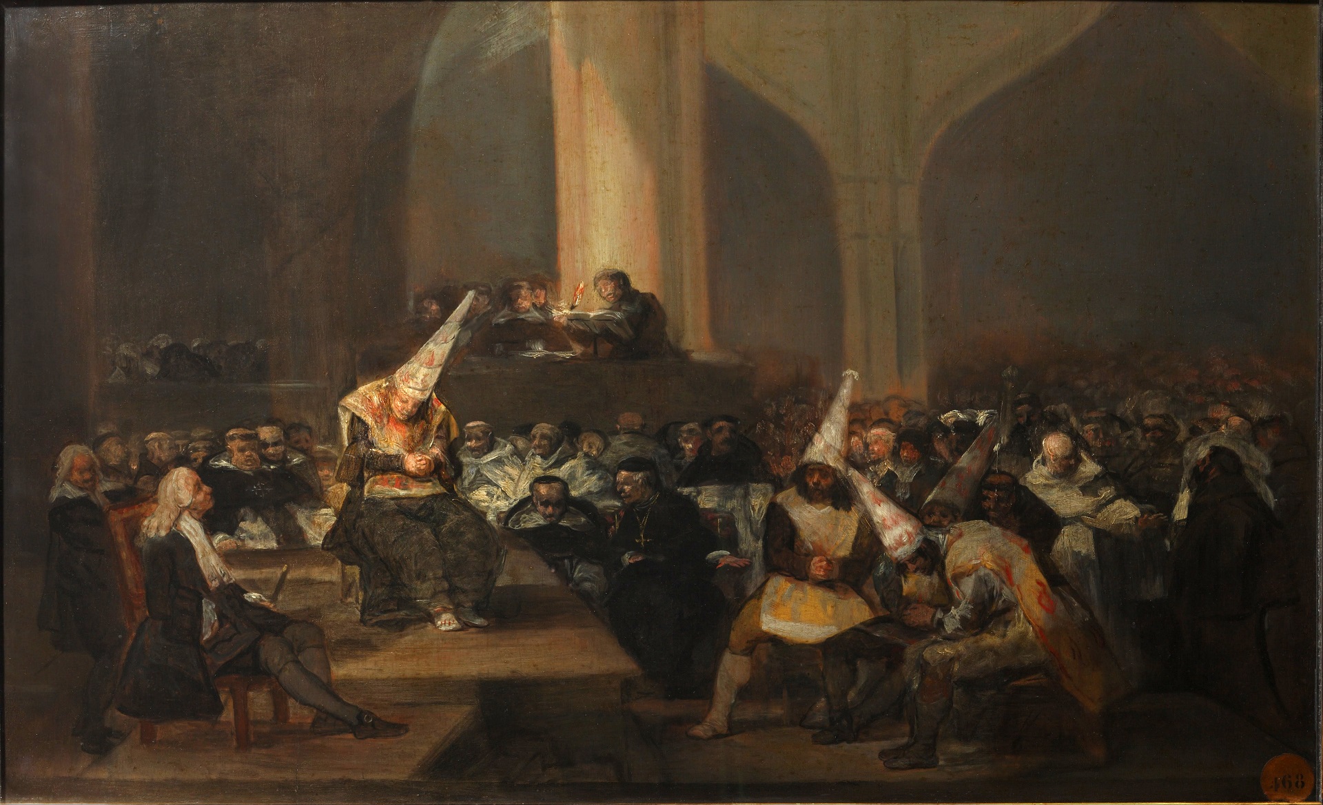 Francisco de Goya: Escena de Inquisición (1812–1819)