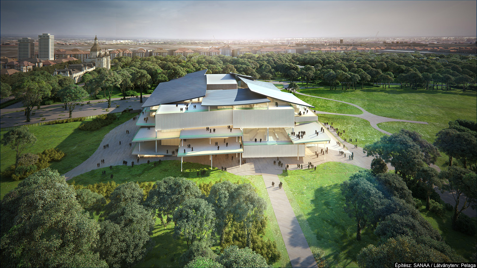 Ellen-Pasa Park a Városligetben: 20 százalékkal összement az Új Nemzeti Galéria