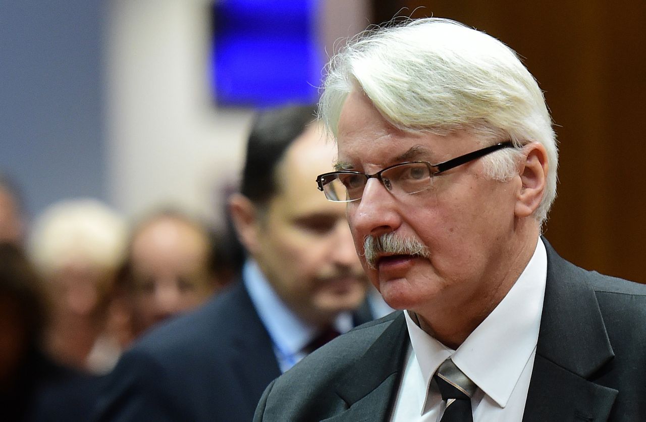 Egy nem létező ország támogatásával dicsekedett el a lengyel külügyminiszter