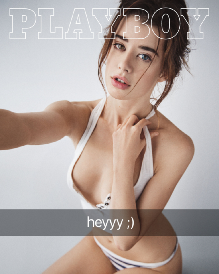Nyomtatott Snapchat lett a pinamentes Playboyból