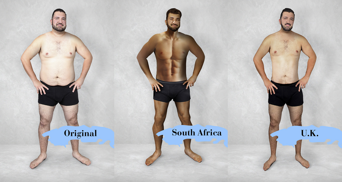 Így néz ki a tökéletes férfitest a világ 15 különböző országa szerint
