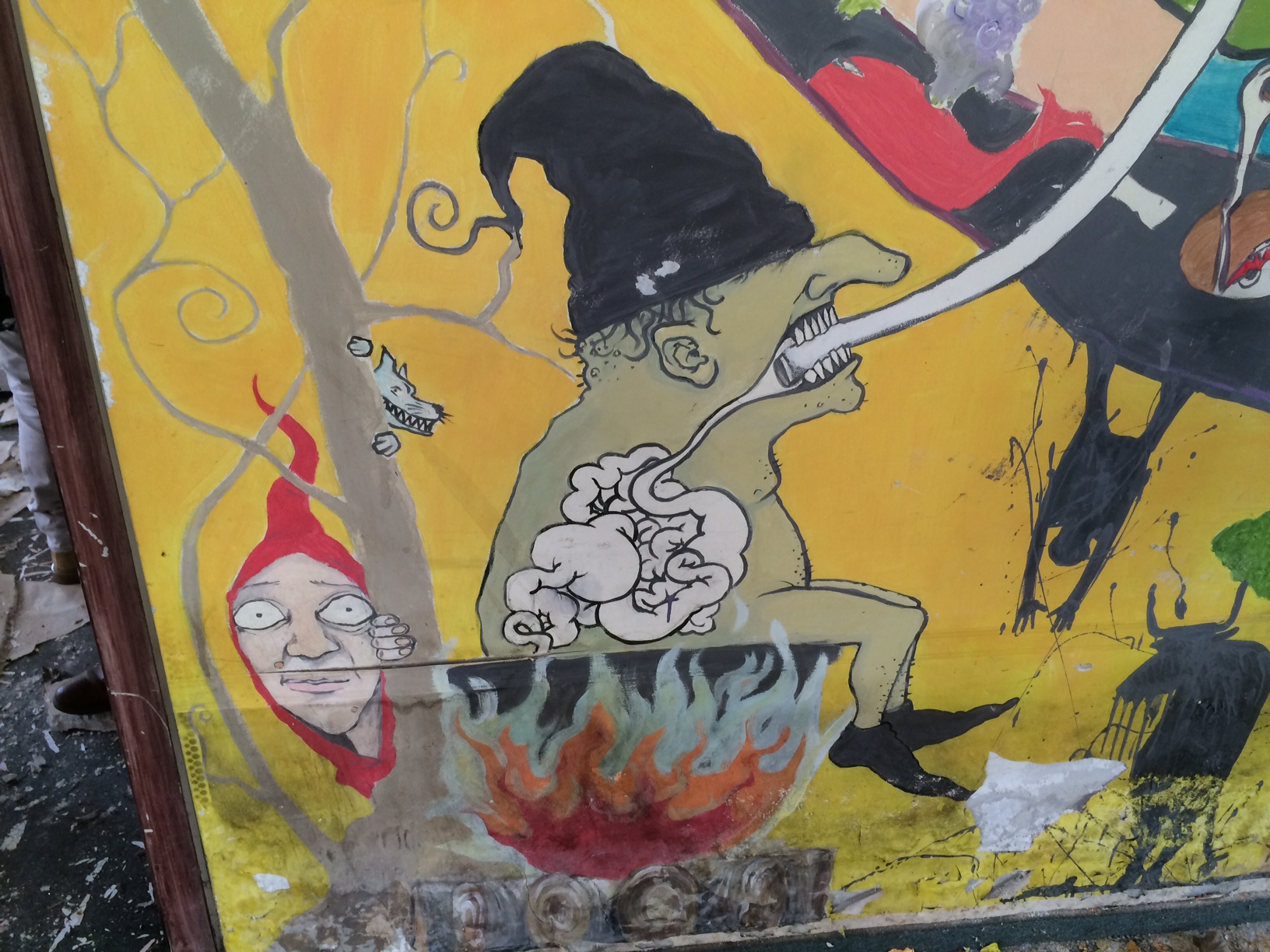 A magyar graffiti csodálatos, titkos mesterműve pusztul el napokon belül a Ligetben