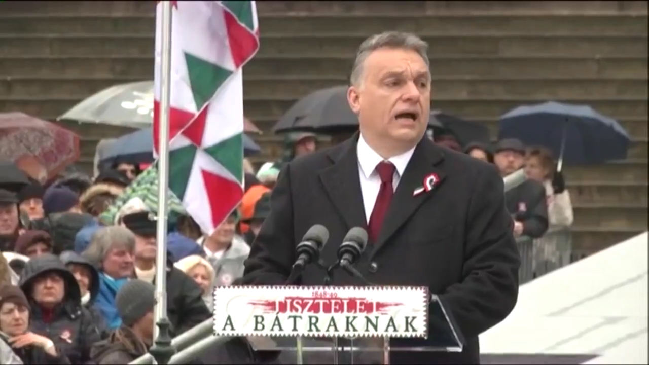 Orbán Viktor beszéde egy percben összesűrítve igazán riasztó