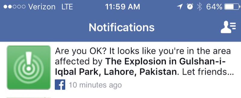 Nem te vagy Pakisztánban, a Facebooknál rontottak el valamit