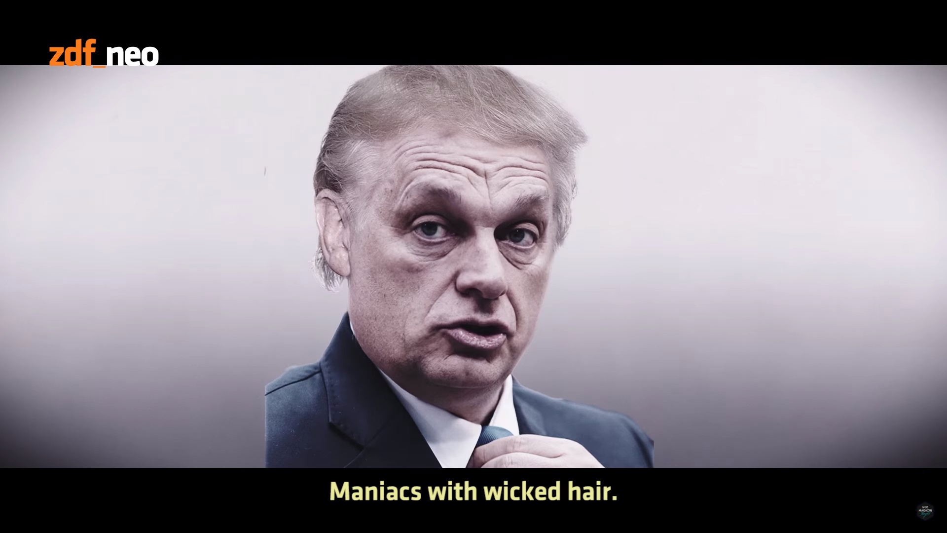 Trump-hajú Orbánnal riogat egy német klip