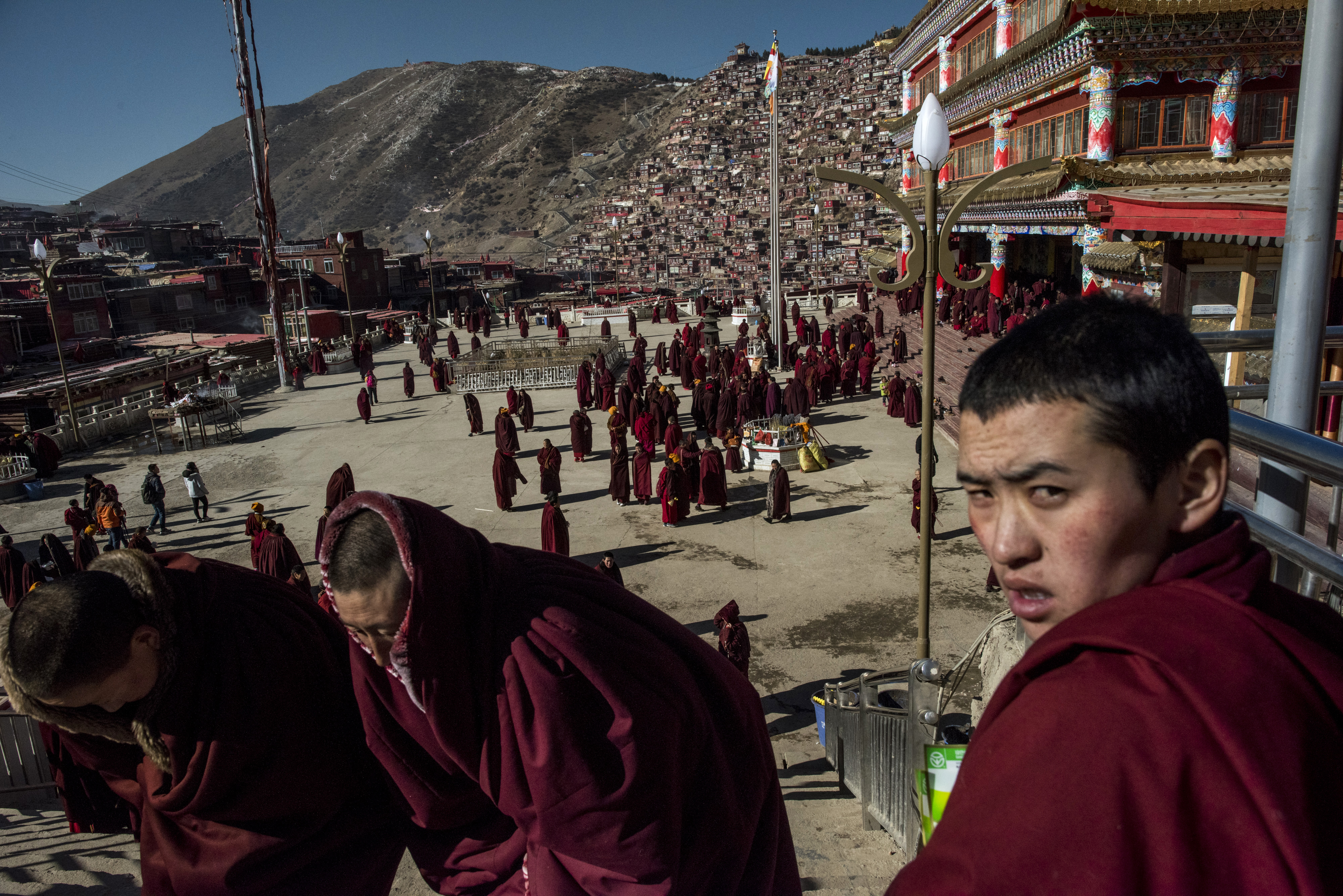 Tibeti szerzetes gyújtotta fel magát Kínában