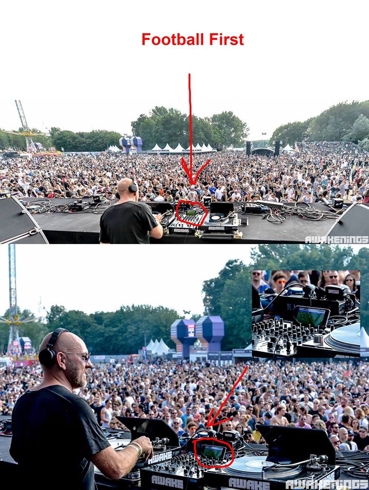 Hiába a tízezer bulizó, a német technolegenda simán nézte az Eb-t a fellépése alatt