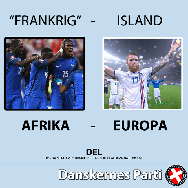 Az izlandi futballszövetség beszólt a dán náciknak, amiért rasszista kampányukhoz használták a csapatről készült képeket