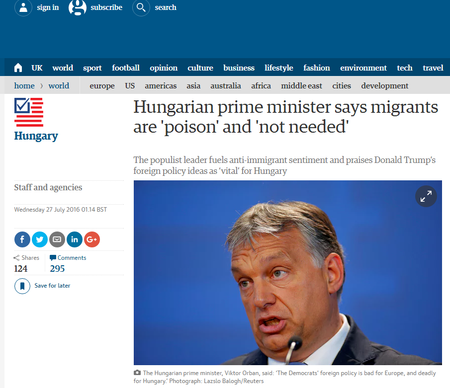 Orbán kiállt Trump külpolitikája mellett, tele lett vele a világsajtó