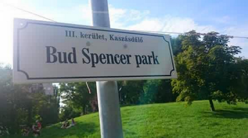 Parkot neveztek el Bud Spencerről Budapesten