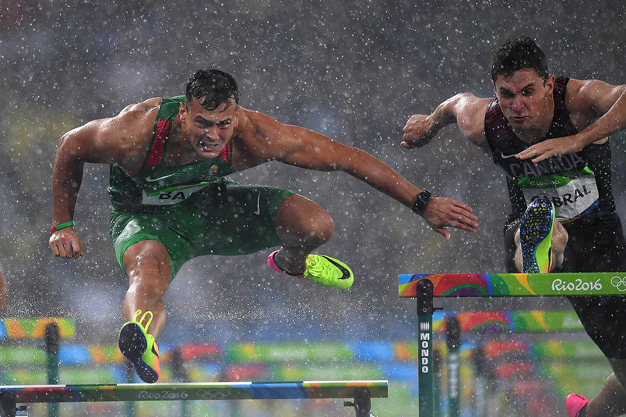Baji Balázs a trópusi vihar ellenére is elődöntős 110 méter gáton