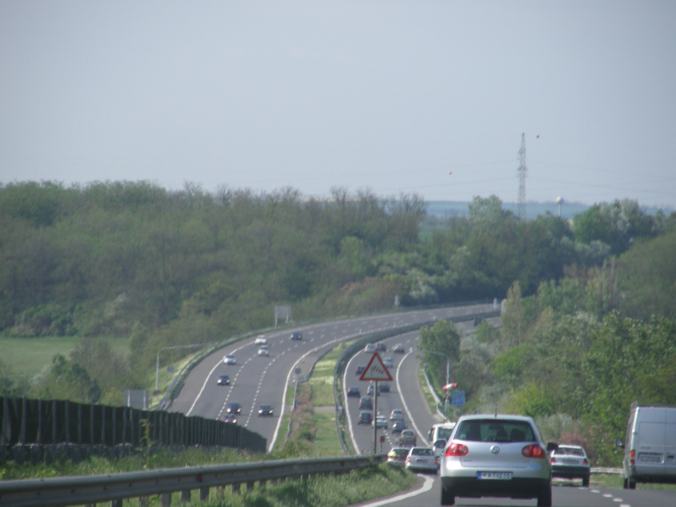 8 kocsi ütközött az M7-esen Balatonboglárnál
