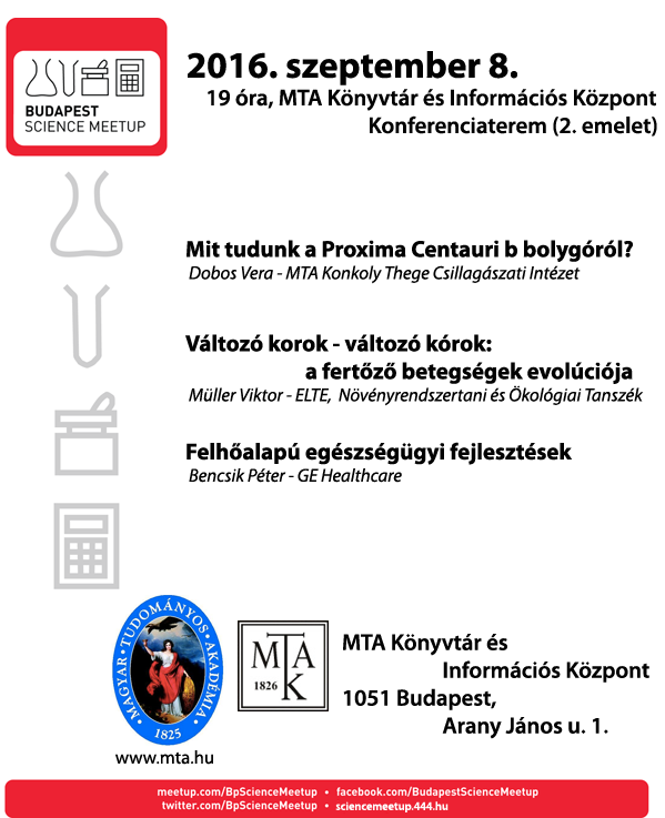 Ma este évadnyitó Budapest Science Meetup!