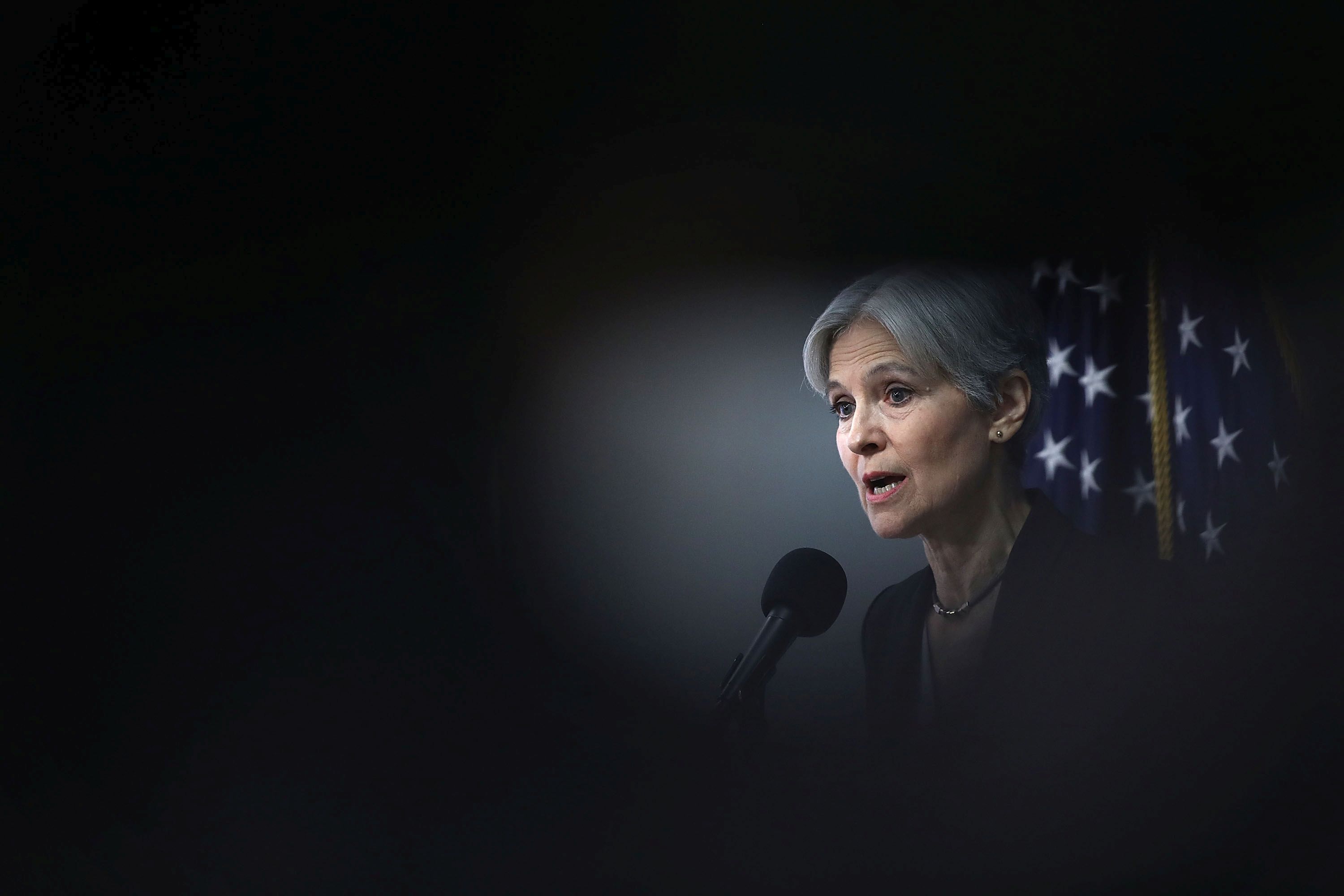 Jill Stein, a Zöld Párt elnökjelöltje. Win McNamee/Getty Images
