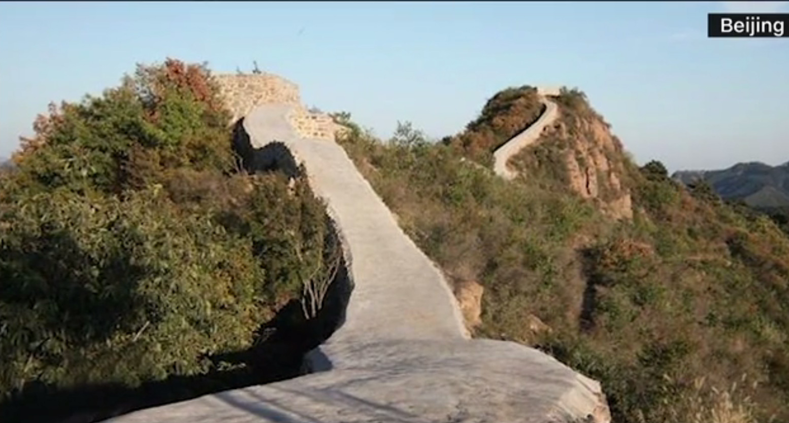 Omladozott, csúnya is volt, úgyhogy inkább lebetonozták a kínaiak a kínai nagy falat