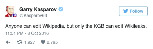 „A Wikipédiát bárki szerkesztheti, a Wikileaks-t azonban csak a KGB”