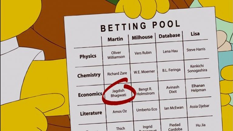 A Simpsons előre megmondta a közgazdasági Nobelt