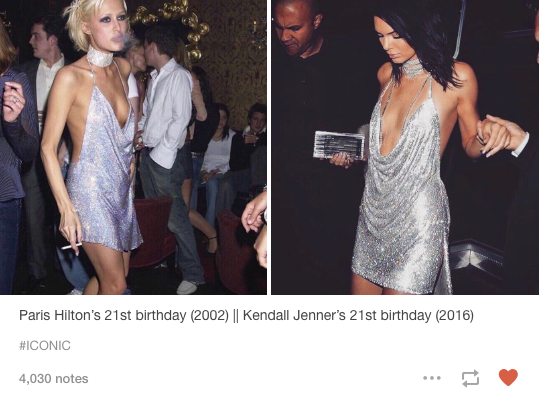 Ugyanabban a ruhában bulizott 21. születésnapján Kendall Jenner, mint annak idején Paris Hilton