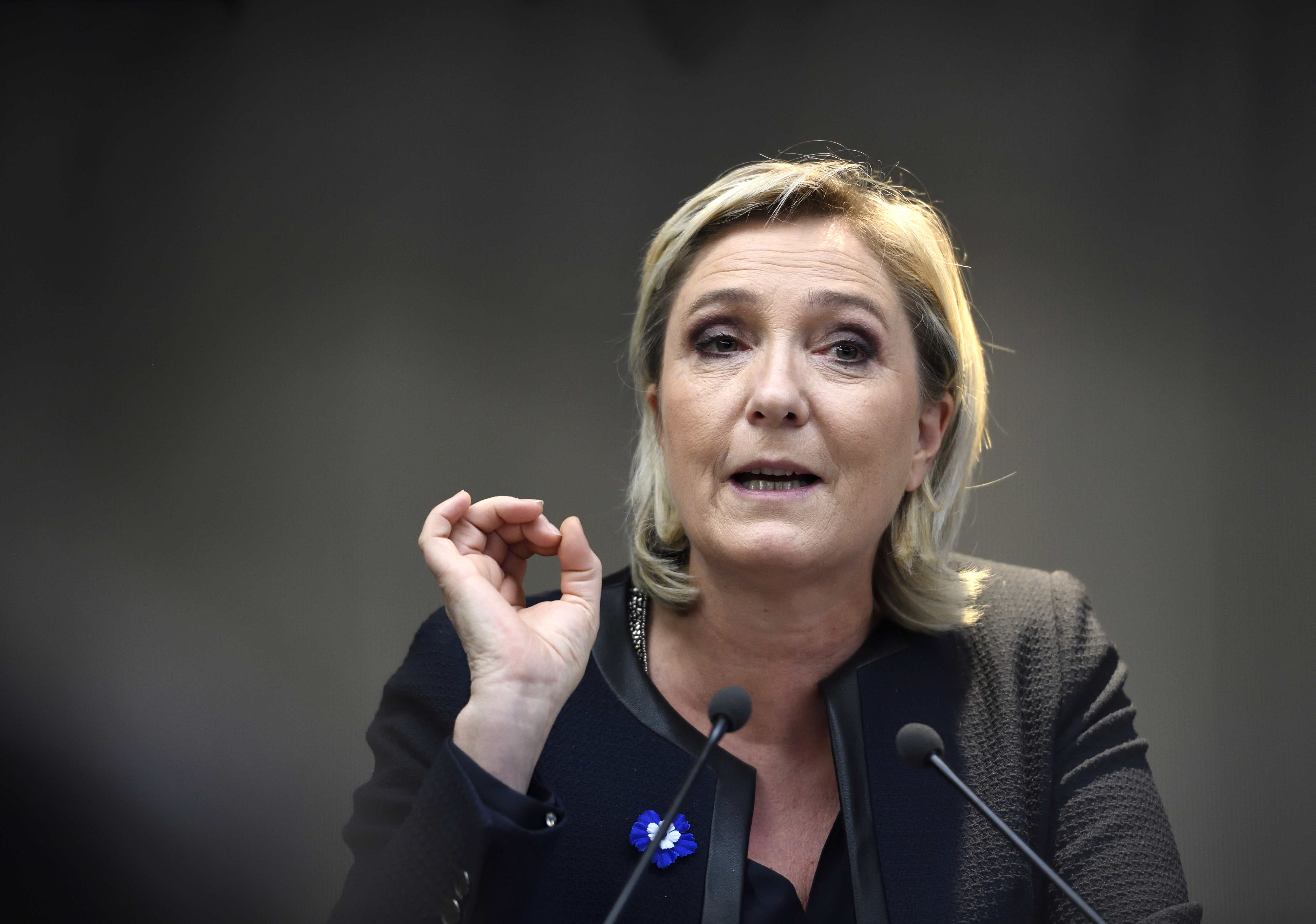 Marine Le Pen azért örül Trump győzelmének, mert ezzel az ő esélyei is javultak arra, hogy francia elnök lehessen