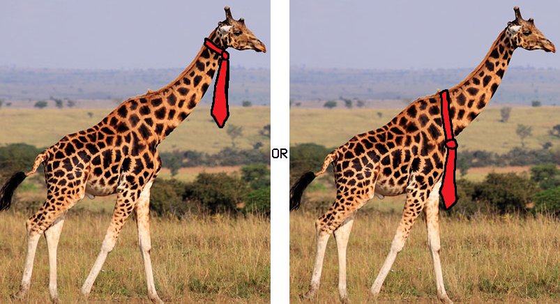 Őrjítő kérdés tartja lázban az internetet: ha egy zsiráf nyakkendőt viselne, azt hol hordaná?