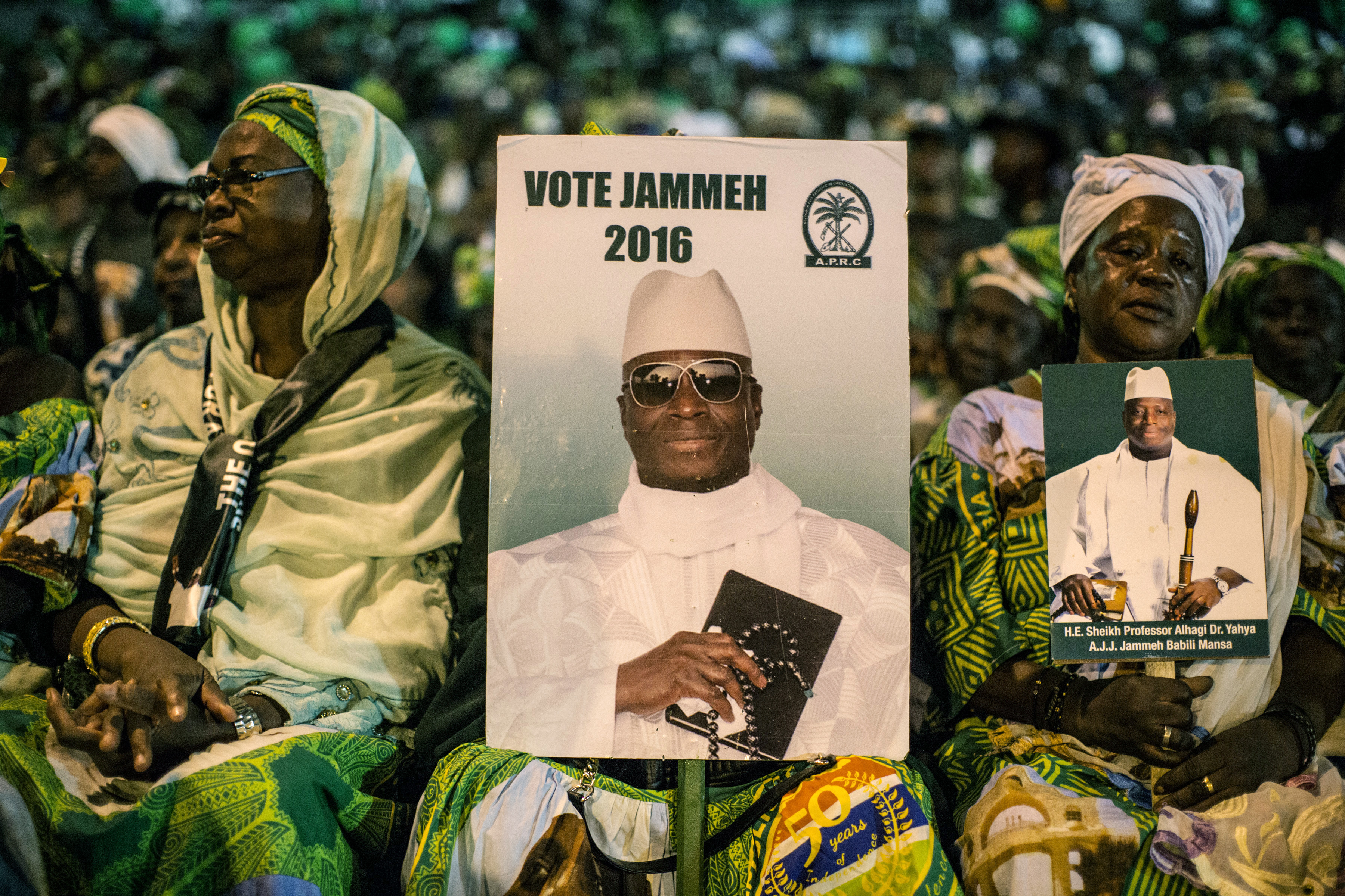 Először volt rendes kihívója a gambiai elnöknek 22 éve után, egyből ki is kapott