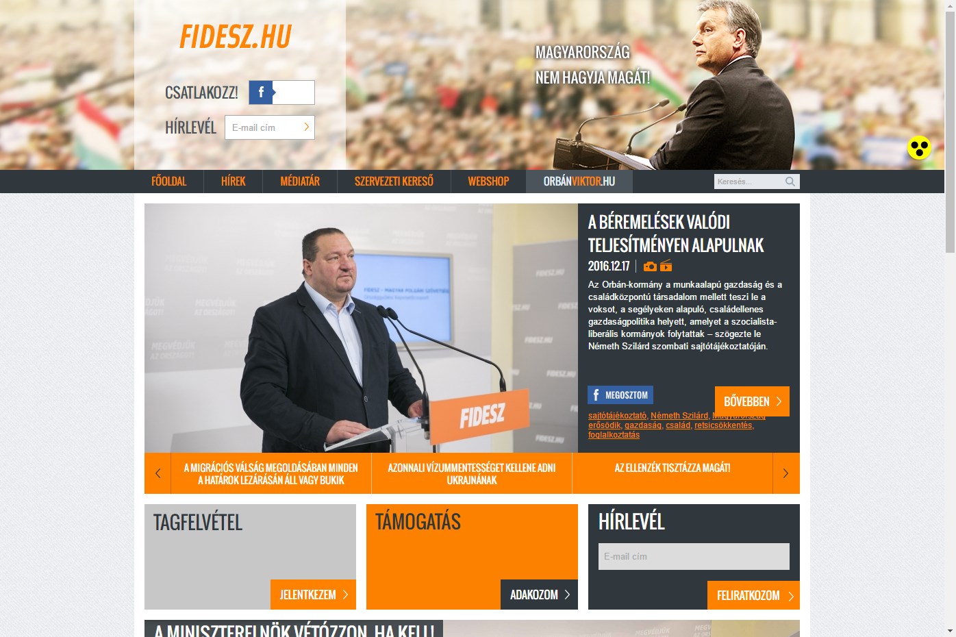 Rohadt drága a Fidesz honlapja, de legalább mi fizetjük