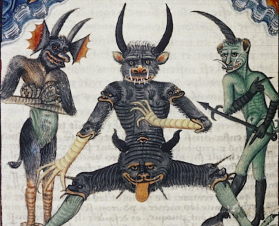 Online böngészhető az az 1450 körül született francia könyv, amiben a legjobb ördögábrázolások szerepelnek