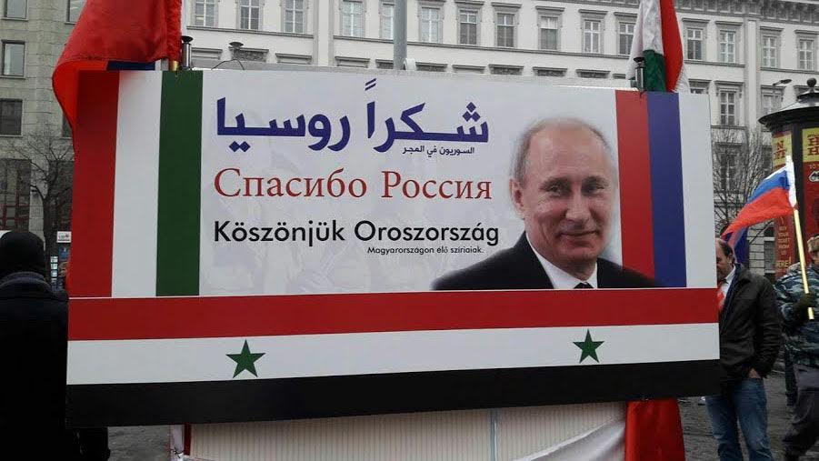 A Magyarországon élő szírek nyerték a Putyin-imádó-versenyt