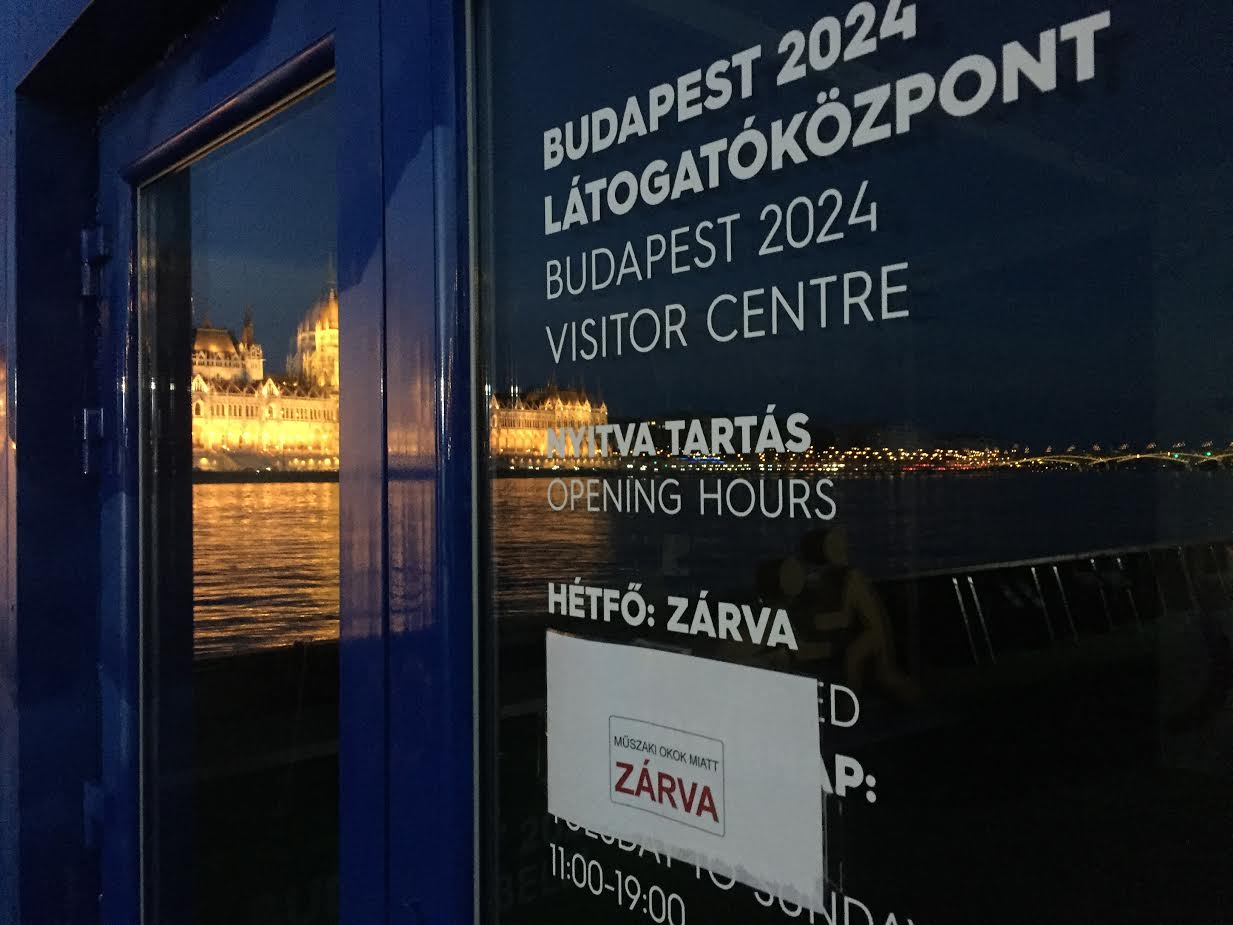 "Műszaki okok miatt" van zárva a 2024-es budapesti olimpia látogatóközpontja