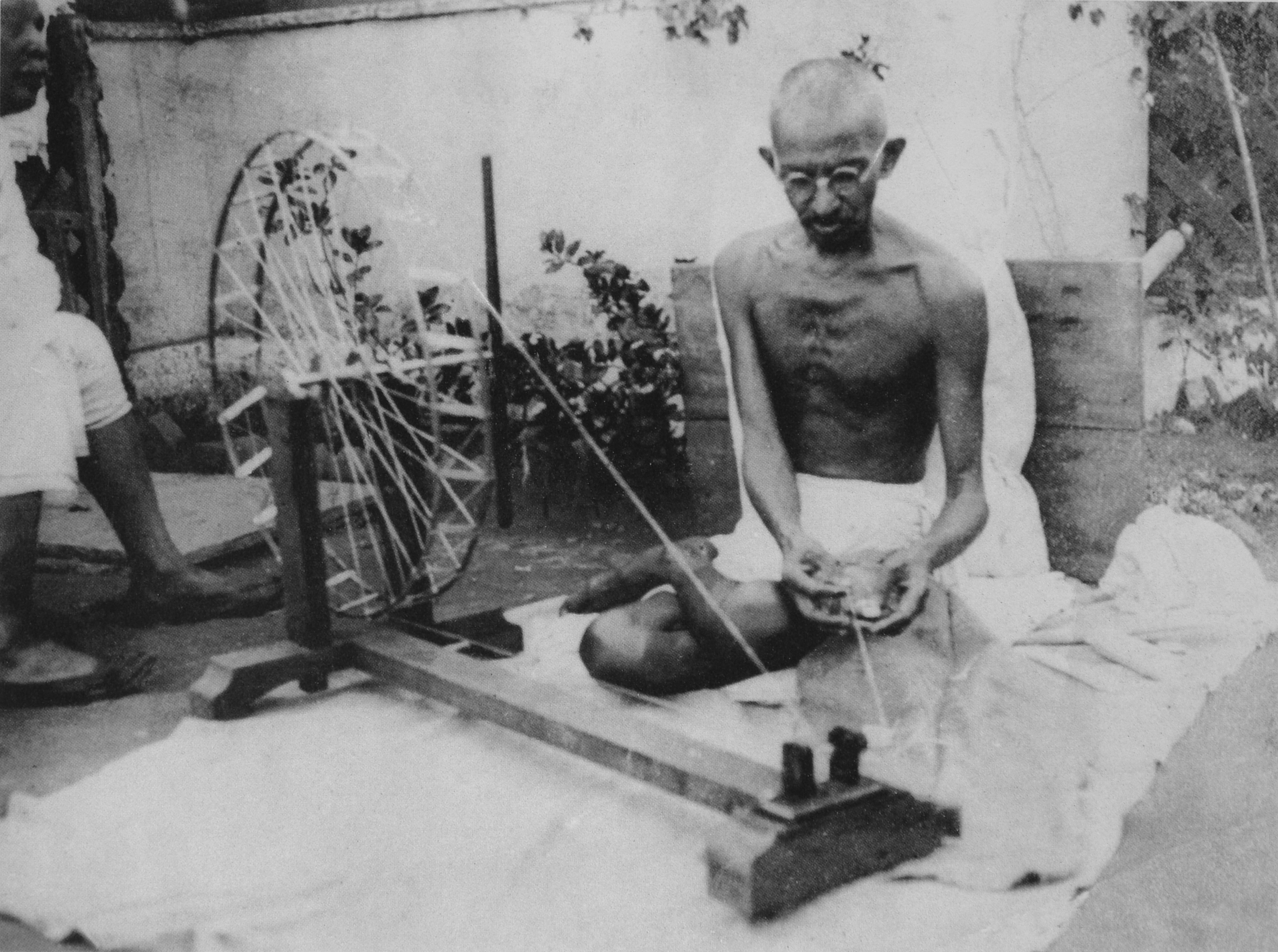 Mahatma Gandhi. Fotó: gandhiserve.org, public domain.