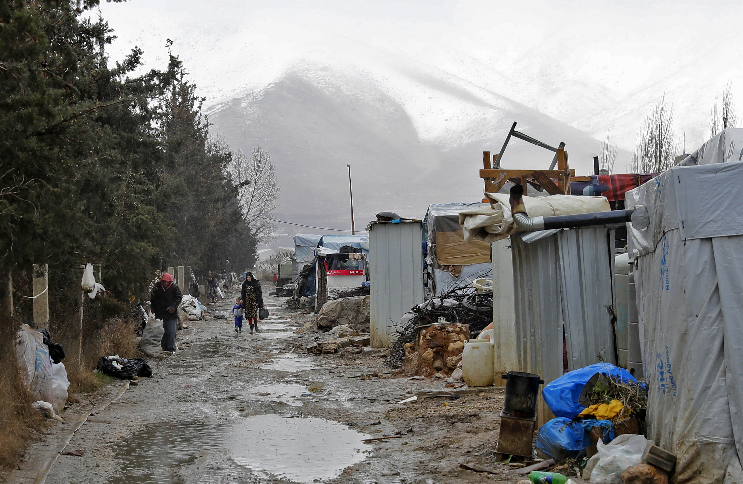 village of Deir Zannoun in Lebanon's Bekaa valle AFP PHOTO / JOSEPH EID