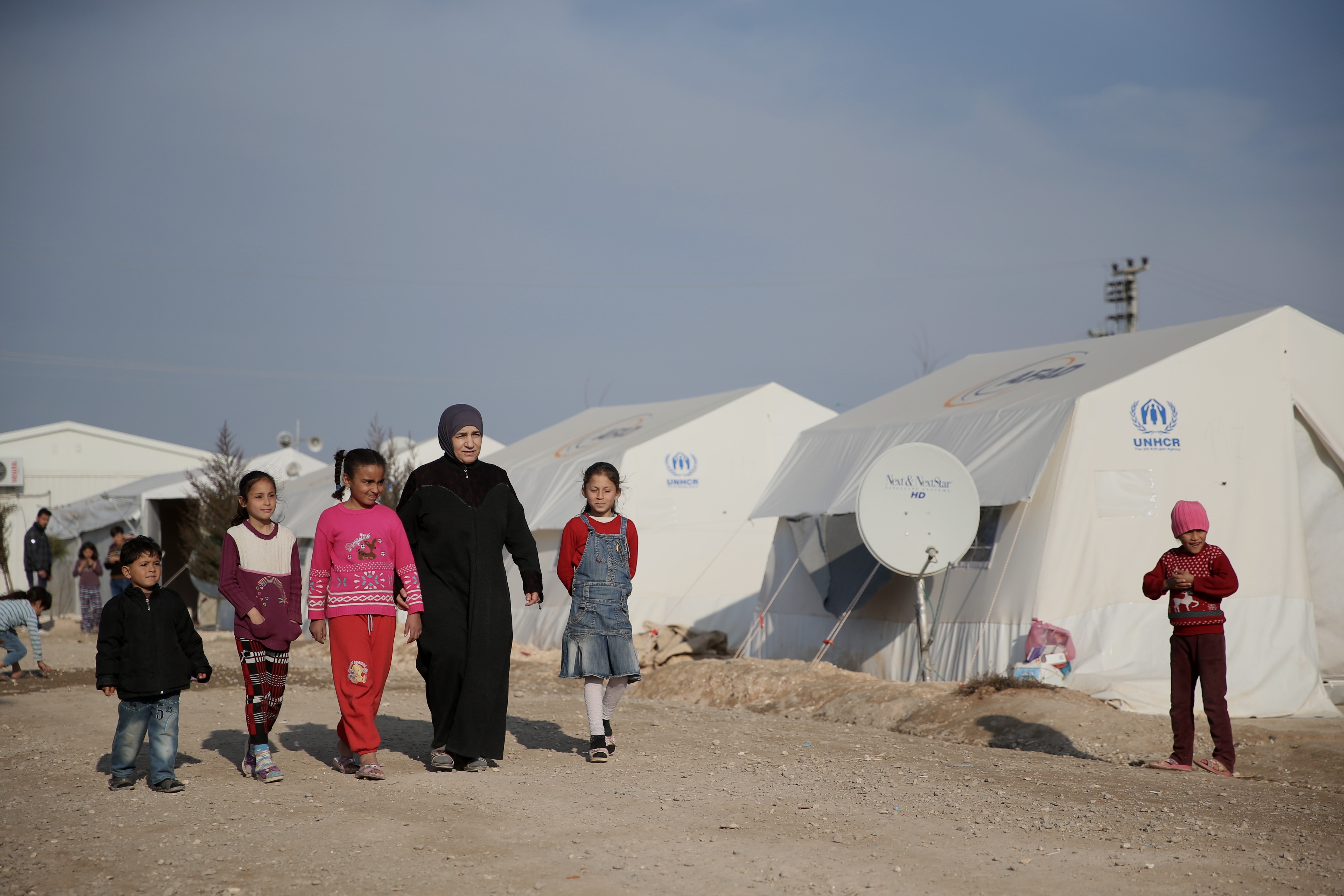 Ceylanpinar Telhamud Refugee Camp in Sanliurfa Ensar Ozdemir / Anadolu Agency