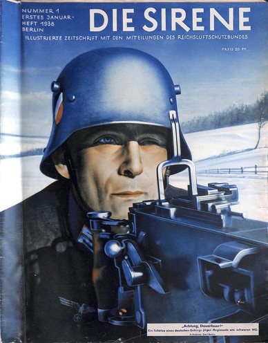 Német precizitás: a Die Sirene 1938 januári számának címlapja