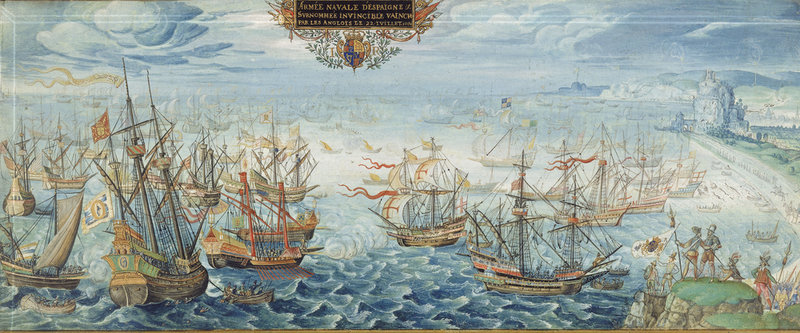 A spanyolok már a spájzban vannak: a Győzhetetlen Armada a Doveri szorosban 1588-ban