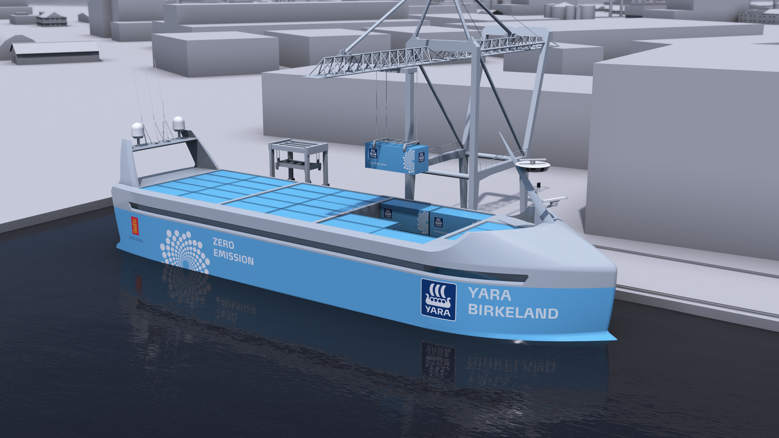 Önjáró ráadásul elektromos teherhajót építenek a Norvégok