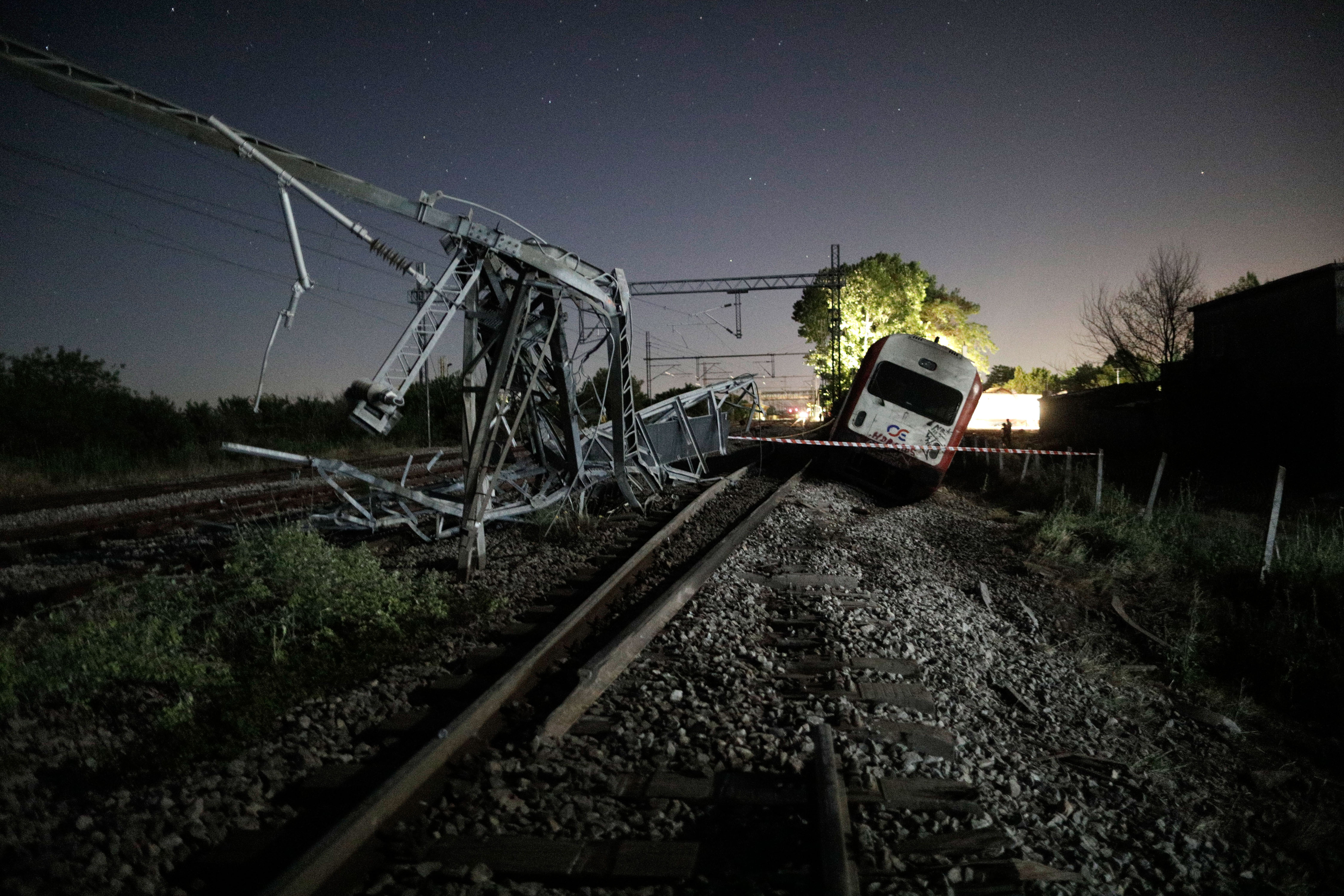 Négy halott egy görögországi vonatbalesetben