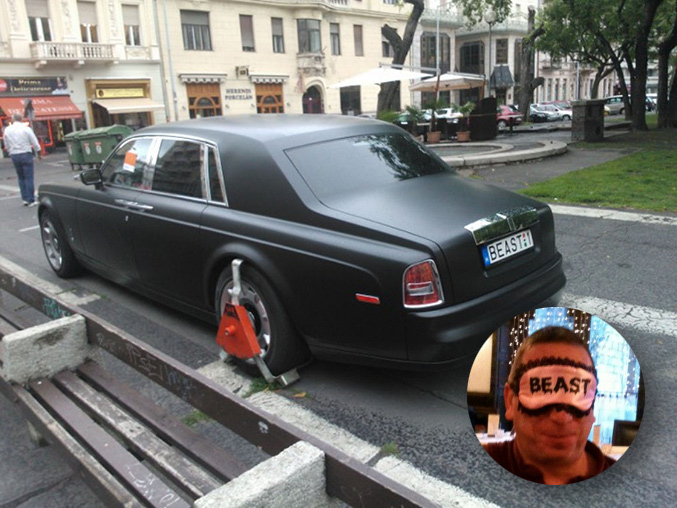 BEAST1, a szörnyeteg. A Centrum Parkoló Kft. egykori ügyvezetőjének, Fürst Györgynek a százmilliós Rolls-Royce Phantomját lefoglalta a NAV.
