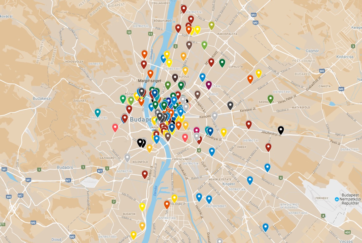 Itt nézheted meg, hol vannak neonreklámok Budapesten
